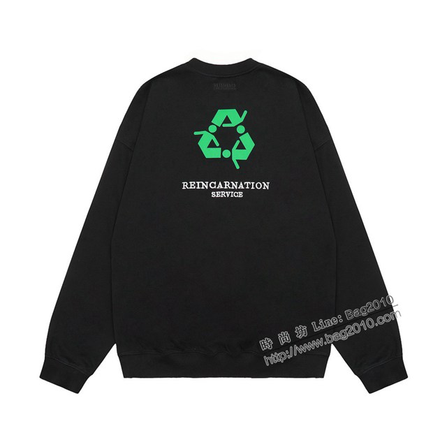 Vetements專櫃維特萌2023FW新款紮染印花圓領衛衣 男女同款 tzy3147